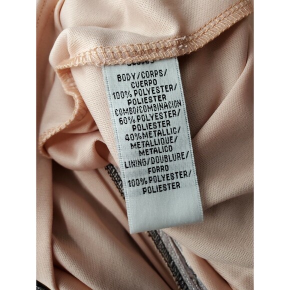 New JS Collections V Neck Soutache Evening Dress Embroidered Gray Black Size 2 - Picture 7 of 7